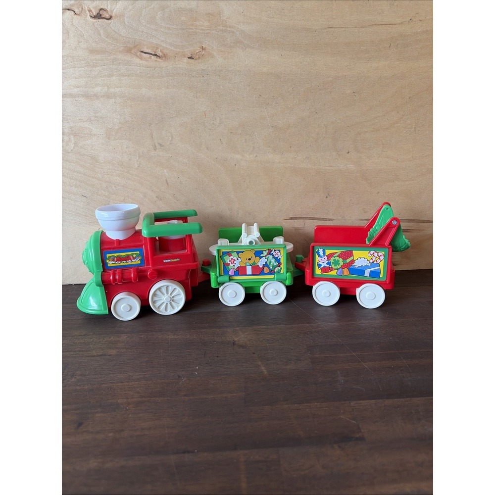 Vintage Little People Christmas Train 2001/2002 Works